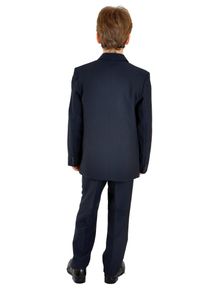Family Trends Herren Anzug, blau, elegant, Gr. 110, unifarben, 100% Polyester, Anzüge, im eleganten Look