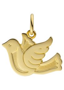 Jobo Damen Ketten-Anhänger "Anhänger Taube Friedenstaube", Gelbgold 333, gold, Gelbgold 333, Schmuckanhänger, 333 Gold