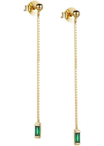 Firetti Damen Paar Ohrstecker "Schmuck Geschenk Silber 925 Ohrschmuck Ohrringe Rainbow", Silber 925 (Sterlingsilber), grün, Silber 925