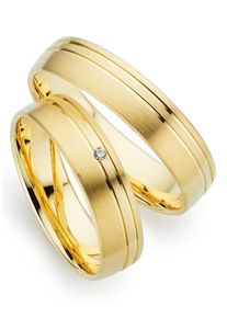 Phoenix PHÖNIX Trauring "Schmuck Geschenk Gold 333 Trauring Ehering LIEBE versch. Varianten", 49, ohne Brillant, Gelbgold 333, 5,0mm, gold, Gelbgold 333,