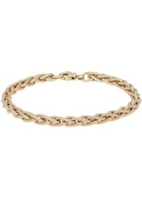 Firetti Damen Armkette "Schmuck Geschenk Gold 585 Armschmuck Armkette Zopf ca. 5,5 mm breit", 21, Gelbgold 585, gold, Gelbgold 585, Armbänder