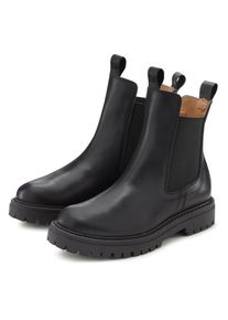 ELBSAND Damen Stiefelette, Gr. 41, schwarz, Obermaterial: 100% Rindsleder. Futter: 100% Synthetik. Decksohle: 100% Synthetik. Laufsohle: 100%