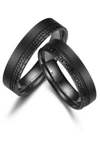 MARRYA Damen Trauring "BLACK TITANIUM by MARRYA", 58, Titan, schwarz, Titan, Fingerringe