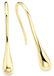 HECHTER PARIS Damen Paar Ohrhaken "Schmuck Geschenk Silber 925 Ohrschmuck Ohrring Tropfen", Silber 925 (Sterlingsilber), gold, Silber 925