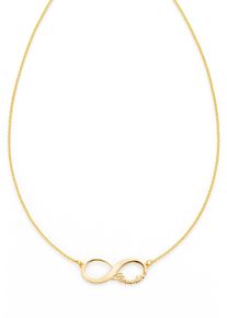 Firetti Damen Namenskette "Schmuck Geschenk Silber 925 Halskette mit deinem Namen", Silber 925 (Sterlingsilber), L: 48cm, gold, Silber 925