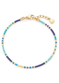 CIAO! BY LEONARDO Damen Armband "Lou CIAO, 022982", Edelstahl, blau, CIAO BY LEONARDO, Edelstahl, Armbänder, mit Miyuki Glasperlen