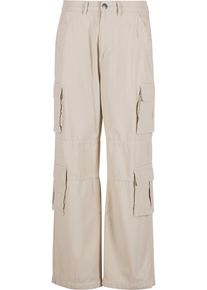 DEF Herren Cargoshorts "DEF Herren DEF Cargohosen", beige, Gr. 34, unifarben, 100% Baumwolle, Hosen