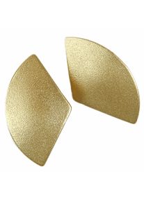 DeMarie Damen Paar Ohrstecker "eloxiertes Aluminium gelb", gelb, Metall, Ohrringe