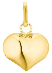 Amor Damen Herz-Anhänger "9979455", Gelbgold 585, 0,37 g, gold, Gelbgold 585, Schmuckanhänger