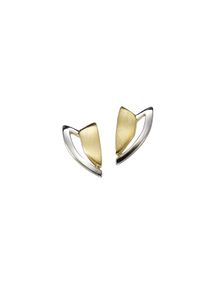 Vivance Damen Paar Ohrstecker "333 Gelbgold zweifarbig", ONE-SIZE, Gold, bunt, Gold, Ohrringe