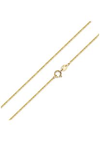 Firetti Damen Goldkette "Schmuck Geschenk Gold 333 Criss-Crosskette, ca. 1,2 mm breit", 42, Gelbgold 333, B: 1,2mm, gold, Gelbgold 333, B:1,2mm,