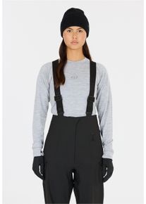 SOS Damen Skihose "Hoverla", schwarz, sportlich, Gr. S, unifarben, 77% Polyamid, 23% Elasthan, Hosen, mit smarten Hosenträgern und wetterfester