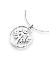 Smart Jewel Damen Kette mit Anhänger "Behang Lebensbaum, Silber 925", 45cm, Silber 925 (Sterlingsilber), silber, Silber 925 (Sterlingsilber),
