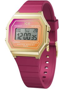 Ice Watch ICE-WATCH Damen Chronograph "ICE digit retro sunset - Small", lila, Armbanduhren, Quarzuhr, Armbanduhr, Damenuhr, digital, Silikonarmband,