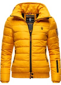 Marikoo Damen Steppjacke "Poison", gelb, modisch, Gr. S, Oberstoff: 100% Polyester, Futter: 100% Polyester, Wattierung: 100% Polyester, Ärmelfutter: