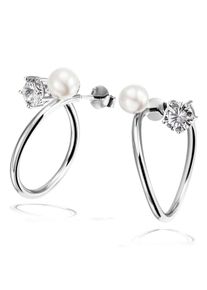 Goldmaid Damen Paar Creolen, Silber 925 (Sterlingsilber), silber, Silber 925 (Sterlingsilber), Ohrringe