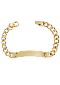 Adelia´s ADELIA ́S Herren Edelstahlarmband "Herren Armband aus Edelstahl 20 cm", 20, Edelstahl, gold, Edelstahl, Armbänder