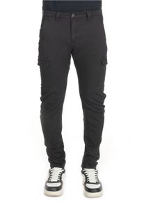 Herren Chinohose "KOGE", schwarz, Gr. 31, Le Temps Des Cerises, 93% Baumwolle, 5% Polyester, 2% Elasthan, Hosen, in klassischem Design