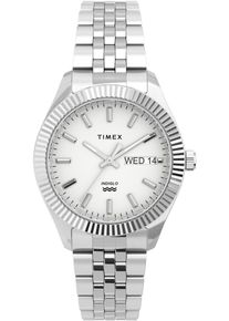 Timex Damen Quarzuhr "LEGACY", silber, Armbanduhren, Armbanduhr, Herrenuhr, Damenuhr, unisex, Datum, Leuchtzeiger