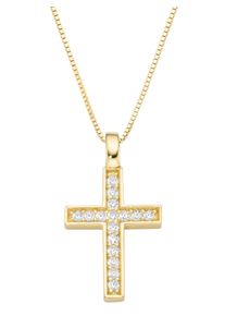Lady Damen Kreuz-Anhänger, Silber 925 (Sterlingsilber), silber, Silber 925 (Sterlingsilber), Schmuckanhänger