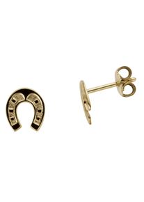 Firetti Mädchen Paar Ohrstecker "Schmuck Geschenk Gold 333 Ohrschmuck Pferd Hufeisen", Gelbgold 333, gold, Gelbgold 333, Ohrringe, Made in Germany