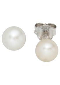 Jobo Damen Perlenohrringe, Silber 925 (Sterlingsilber)-Perlen, silber, Silber 925 (Sterlingsilber), Perlen, Ohrringe, 925 Silber mit