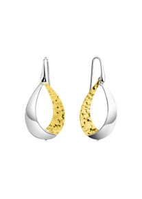ZEEme Damen Paar Ohrhänger "925/- Sterling Silber bicolor", ONE-SIZE, Silber 925 (Sterlingsilber), bunt, Silber 925 (Sterlingsilber), Ohrringe