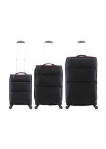Saxoline Koffer "Adorer", grau, Polyester, Koffer, aus Polyester-Material