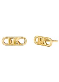 Michael Kors Damen Paar Ohrstecker "PREMIUM, OVAL, MKC164300", Silber 925 (Sterlingsilber), gold, Silber 925 (Sterlingsilber), Ohrringe