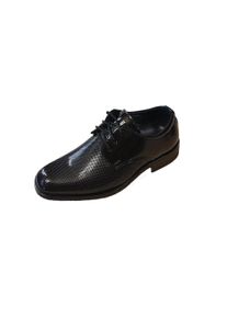 Family Trends Kinder Schnürschuh, Gr. 39, schwarz, Synthetik, klassisch, Schuhe, in elegantem Look