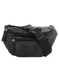 Chiemsee Damen Gürteltasche, schwarz, Leder, unifarben, Taschen, echt Leder
