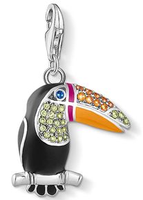 Thomas Sabo Damen Charm-Einhänger "Tukan, 1727-691-7", gelb, Silber 925 (Sterlingsilber), Charms, mit Zirkonia (synth.)