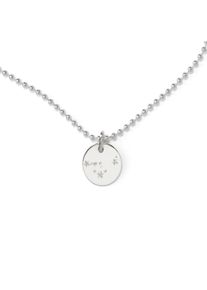 Beka & Bell BEKA & BELL Damen Armband "925 Sterling Silber Glänzend 19cm Steinbock", 19cm, Silber 925 (Sterlingsilber), weiß, Silber 925 (Sterlingsilber),