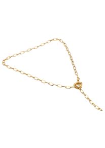 Firetti Damen Collier "Schmuck Geschenk Halsschmuck Halskette Flachankerkette", Edelstahl, L: 55cm B: 5mm, gold, Edelstahl, B:5mm, Halsketten, Made