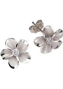 Firetti Damen Paar Ohrstecker "Schmuck Geschenk Silber 925 Ohrschmuck Blume/Blüte", Silber 925 (Sterlingsilber), silber, Silber 925 (Sterlingsilber),