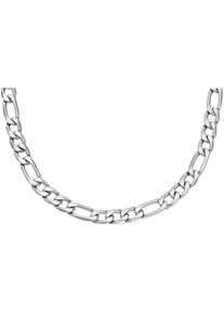 Fossil Damen Edelstahlkette "Schmuck Geschenk Edelstahl GLIEDERKETTE ALL STACKED UP, JF04721040", Edelstahl, L: 50,5cm B: 6mm, silber, Edelstahl,