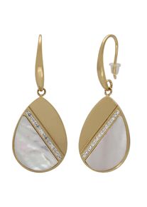 Vivance Damen Paar Ohrhaken "stylish & classy", Chirurgiestahl, silber, Chirurgiestahl, Ohrringe