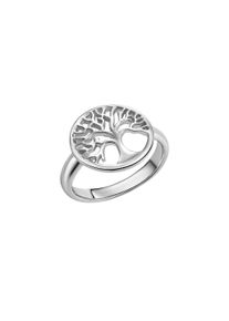 Vivance Damen Fingerring "925/- Sterling Silber rhodiniert Lebensbaum", 054 (17,2), Silber 925 (Sterlingsilber), weiß, Silber 925 (Sterlingsilber),