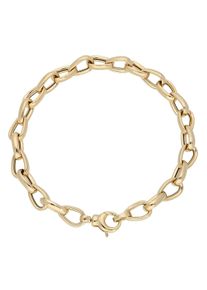 Firetti Damen Gliederarmband "Schmuck Geschenk Gold 585, Goldarmband Kettenglieder", Gelbgold 585, gold, Gelbgold 585, Armbänder