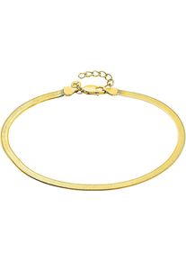Kangaroos Damen Silberarmband "Schmuck Geschenk Silber 925 Armschmuck Heringbone, K0061B", Silber 925 (Sterlingsilber), gold, Silber 925