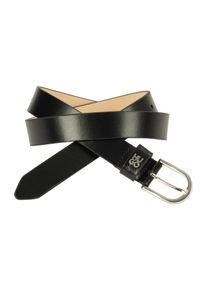 Hugo Damen Ledergürtel "Zoey HU-GO Sz25", schwarz, casual, Gr. 90, unifarben, Leder, Gürtel, mit Hugo Schriftzug