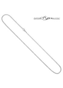 Jobo Damen Edelstahlkette, Edelstahl, L: 40cm, silber, Edelstahl, Halsketten, Panzerkette Edelstahl 40 cm 2 mm