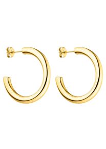 PURELEI Damen Paar Creolen "Schmuck Geschenk Kumu O Ohrringe, 2024-Earring-KumuOCreole", Edelstahl, gold, Edelstahl, Ohrringe