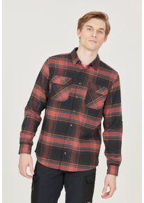 WHISTLER Herren Fleeceshirt "Jamba", schwarz, casual, Gr. XL, mehrfarbig, 100% Baumwolle, Shirts, aus atmungsaktivem Flannel
