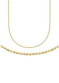 Firetti Damen Goldkette "Schmuck Geschenk Gold 333 Fantasiekette, ca. 2,7 mm breit", 45, Gelbgold 333, B: 2,7mm, gold, Gelbgold 333, B:2,7mm,