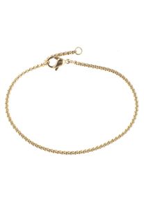 Firetti Damen Edelstahlarmband "Schmuck Geschenk Venezianerkettengliederung, 2,0 mm breit", 20, Edelstahl, gold, Edelstahl, Armbänder, Made in Germany