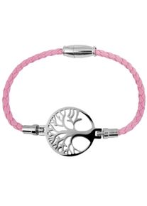Adelia´s ADELIA ́S Damen Edelstahlarmband "Damen Armband Lebensbaum aus Edelstahl 18 cm", 18, Edelstahl, silber, Edelstahl, Armbänder
