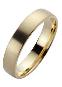 Firetti Trauring "Schmuck Geschenk Gold 585 Hochzeit Ehering Trauring "LIEBE" Sterne", 18, ohne Brillanten, Gelbgold 585, 5mm, gold, Gelbgold 585,