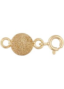 Firetti Magnetschließe "Schmuck Geschenk Silber 925 Verlängerung Kette zum Einhängen Kugel", gold, Silber, L:2,2cm Ø:8mm, Schmuck-Wechselteile