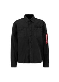 Herren Oversize-Shirt "Alpha Industries Men - Shirts Air Force EMB Shirt", schwarz, Gr. XL, Alpha Industries, Obermaterial: 100% Baumwolle, Shirts